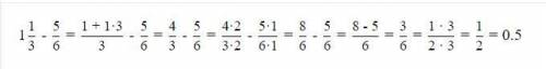 Знайдіть значення виразу: 8а-5:b, якщо а=1/6, b=6